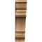 Ekena Millwork Legacy Traditional Rough Sawn Bracket, Western Red Cedar, 4"W x 16"D x 16"H BKT04X16X16LEC01RWR - alternate 4